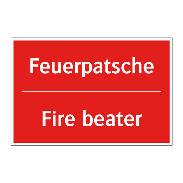 Feuerpatsche - Fire beater
