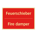Feuerschieber - Fire damper