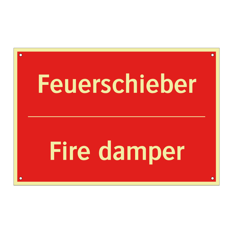 Feuerschieber - Fire damper