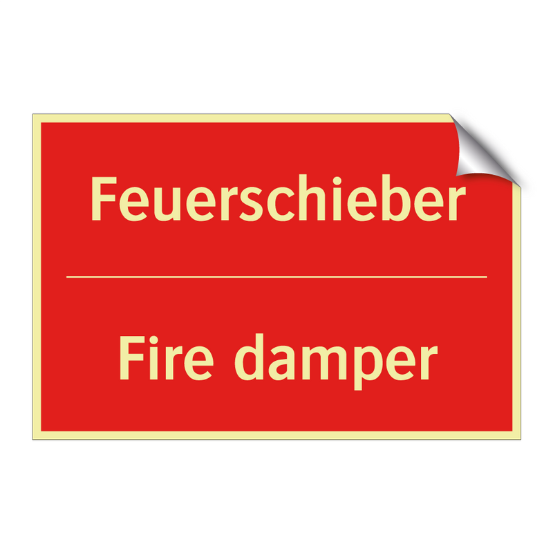 Feuerschieber - Fire damper