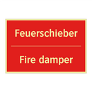 Feuerschieber - Fire damper
