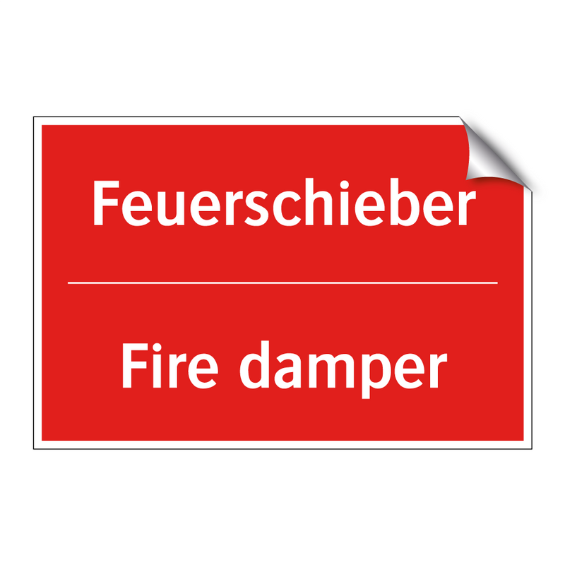 Feuerschieber - Fire damper