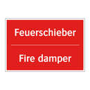 Feuerschieber - Fire damper