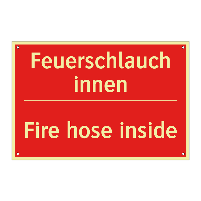 Feuerschlauch innen - Fire hose inside