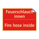 Feuerschlauch innen - Fire hose inside