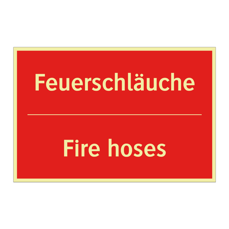 Feuerschläuche - Fire hoses