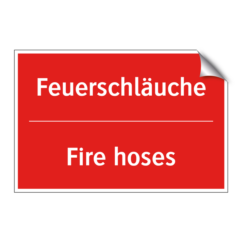 Feuerschläuche - Fire hoses