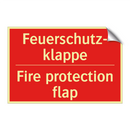 Feuerschutz- klappe - Fire protection flap