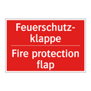 Feuerschutz- klappe - Fire protection flap
