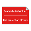Feuerschutzabschluß - Fire protection closure