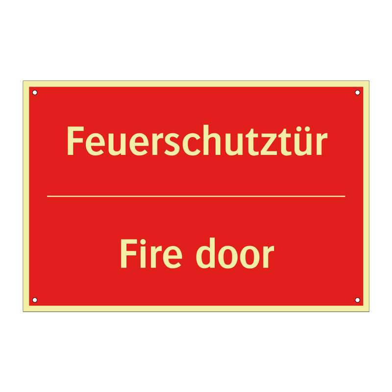 Feuerschutztür - Fire door
