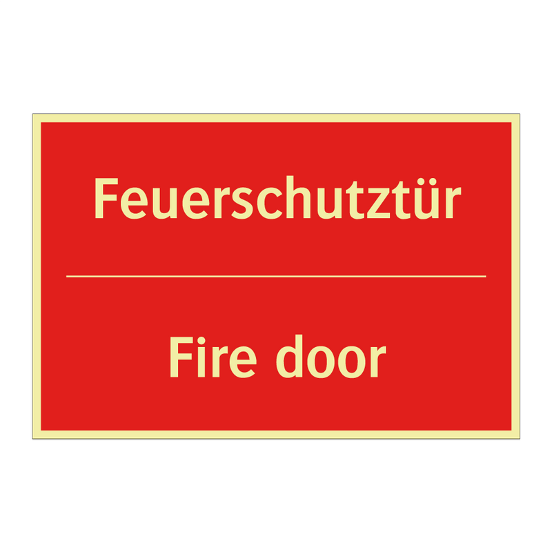 Feuerschutztür - Fire door