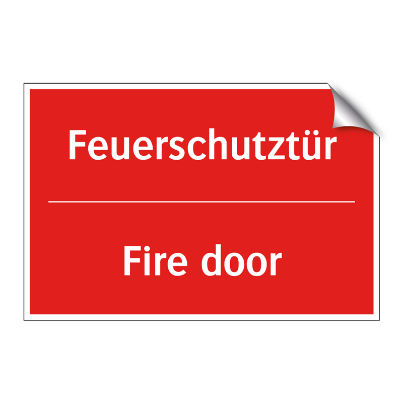 Feuerschutztür - Fire door