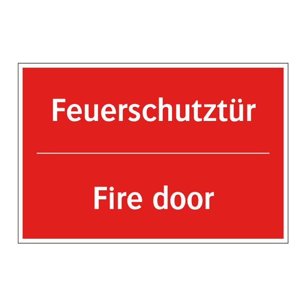 Feuerschutztür - Fire door