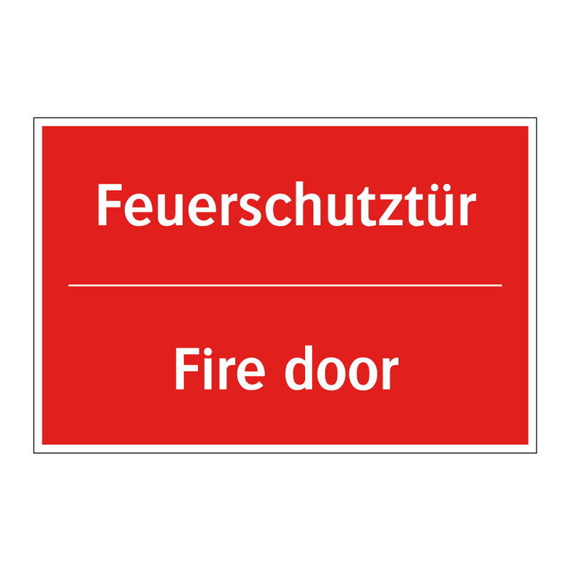 Feuerschutztür - Fire door