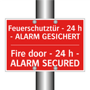 Feuerschutztür - 24 h - ALARM /.../ - Fire door - 24 h - ALARM SECURED/.../