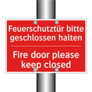 Feuerschutztür bitte geschlossen /.../ - Fire door please keep closed