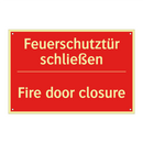 Feuerschutztür schließen - Fire door closure