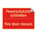 Feuerschutztür schließen - Fire door closure