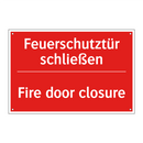 Feuerschutztür schließen - Fire door closure