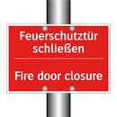 Feuerschutztür schließen - Fire door closure