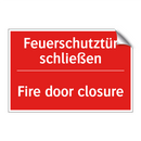 Feuerschutztür schließen - Fire door closure