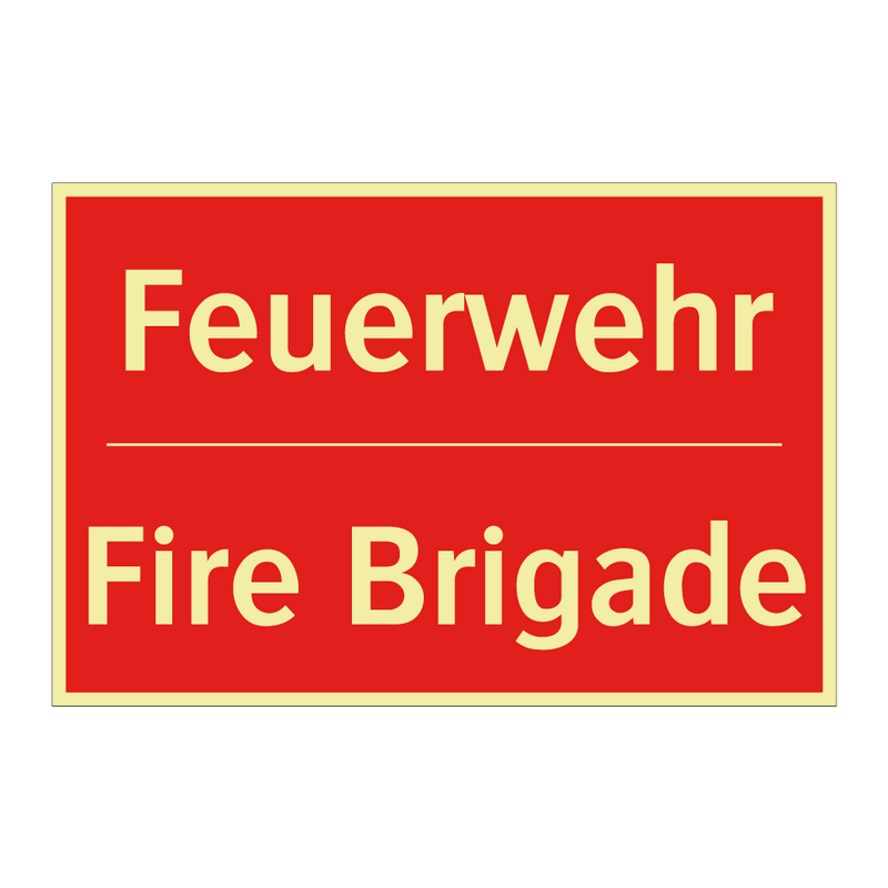 Feuerwehr - Fire Brigade