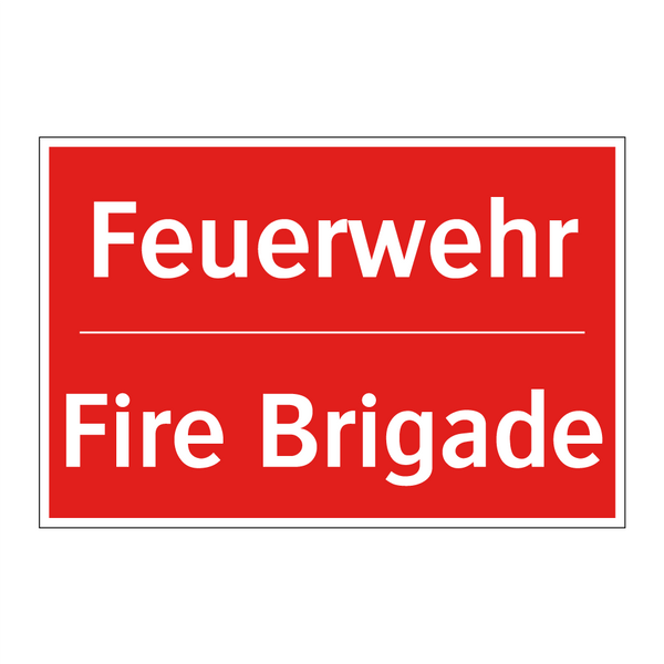 Feuerwehr - Fire Brigade