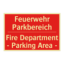 Feuerwehr Parkbereich - Fire Department - Parking Area /.../