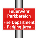 Feuerwehr Parkbereich - Fire Department - Parking Area /.../