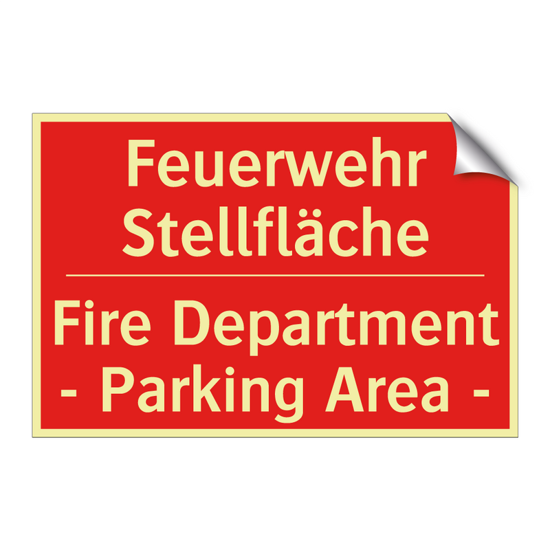 Feuerwehr Stellfläche - Fire Department - Parking Area /.../