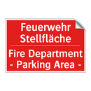 Feuerwehr Stellfläche - Fire Department - Parking Area /.../