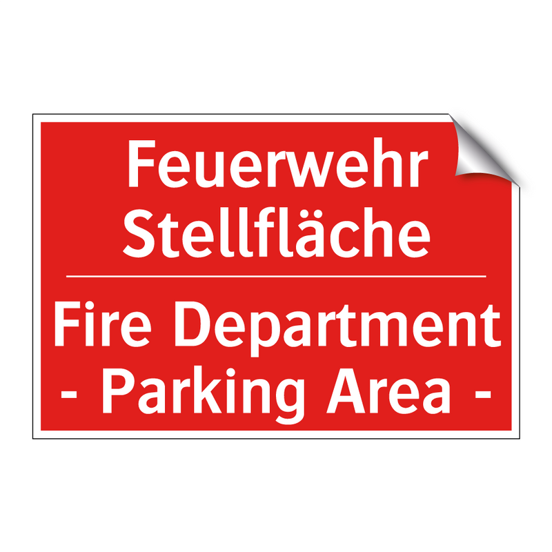 Feuerwehr Stellfläche - Fire Department - Parking Area /.../