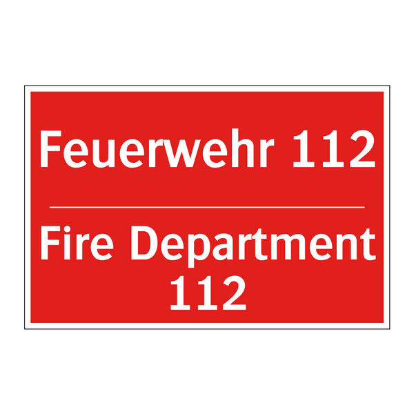 Feuerwehr 112 - Fire Department 112