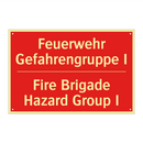 Feuerwehr Gefahrengruppe I - Fire Brigade Hazard Group I