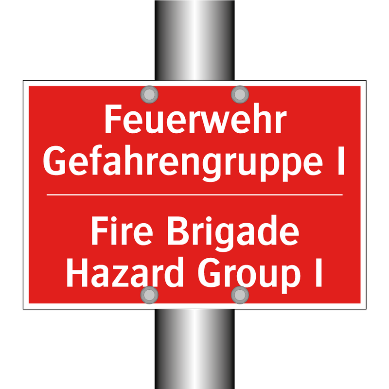 Feuerwehr Gefahrengruppe I - Fire Brigade Hazard Group I