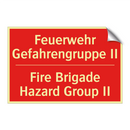 Feuerwehr Gefahrengruppe II - Fire Brigade Hazard Group II