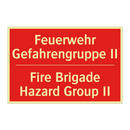 Feuerwehr Gefahrengruppe II - Fire Brigade Hazard Group II