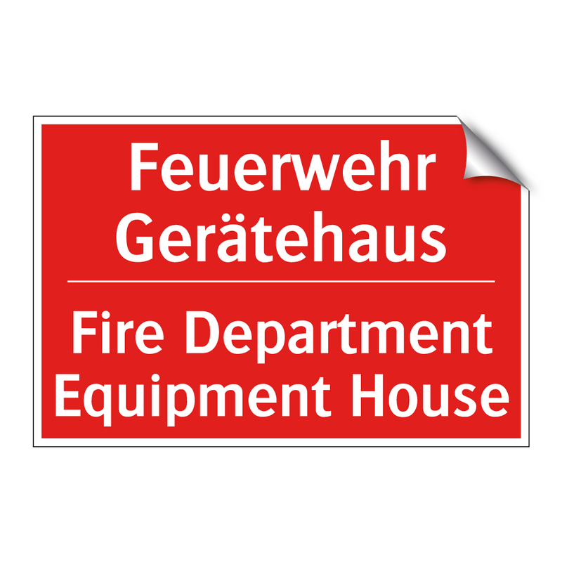 Feuerwehr Gerätehaus - Fire Department Equipment House/.../