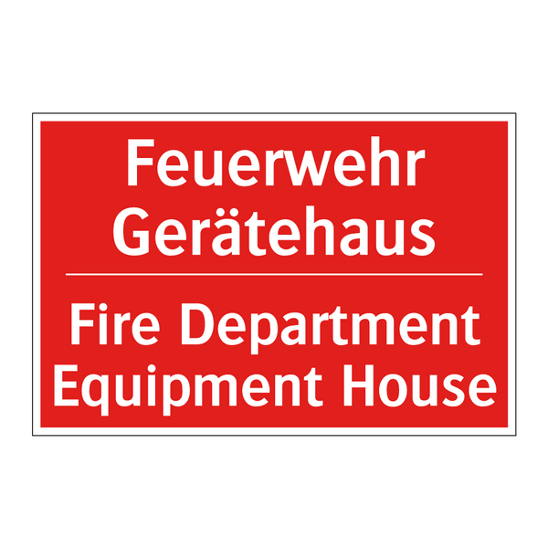 Feuerwehr Gerätehaus - Fire Department Equipment House/.../