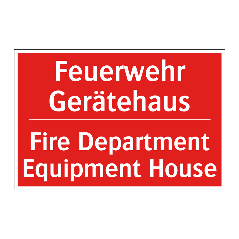 Feuerwehr Gerätehaus - Fire Department Equipment House/.../