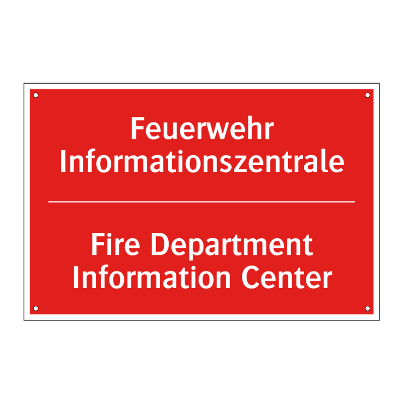 Feuerwehr Informationszentrale - Fire Department Information Center/.../