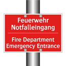 Feuerwehr Notfalleingang - Fire Department Emergency Entrance/.../
