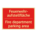 Feuerwehr- aufstellfläche - Fire department parking area