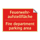 Feuerwehr- aufstellfläche - Fire department parking area