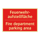 Feuerwehr- aufstellfläche - Fire department parking area
