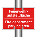 Feuerwehr- aufstellfläche - Fire department parking area