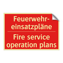 Feuerwehr- einsatzpläne - Fire service operation plans