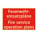 Feuerwehr- einsatzpläne - Fire service operation plans