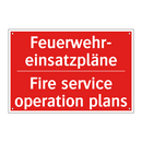 Feuerwehr- einsatzpläne - Fire service operation plans